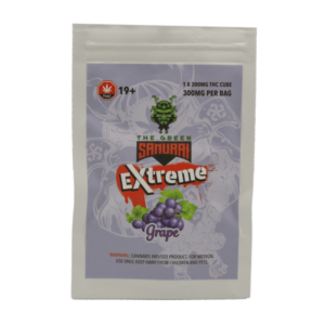 Green Samurai Extreme – Grape Gummy – 300mg THC | CannaBlossom Canada