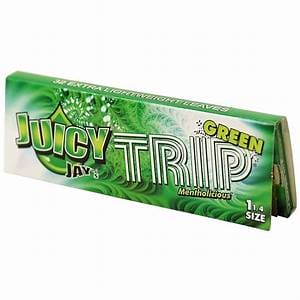 Juicy Jay’s – Hemp Papers (1.25 inch) – Green Trip | CannaBlossom Canada